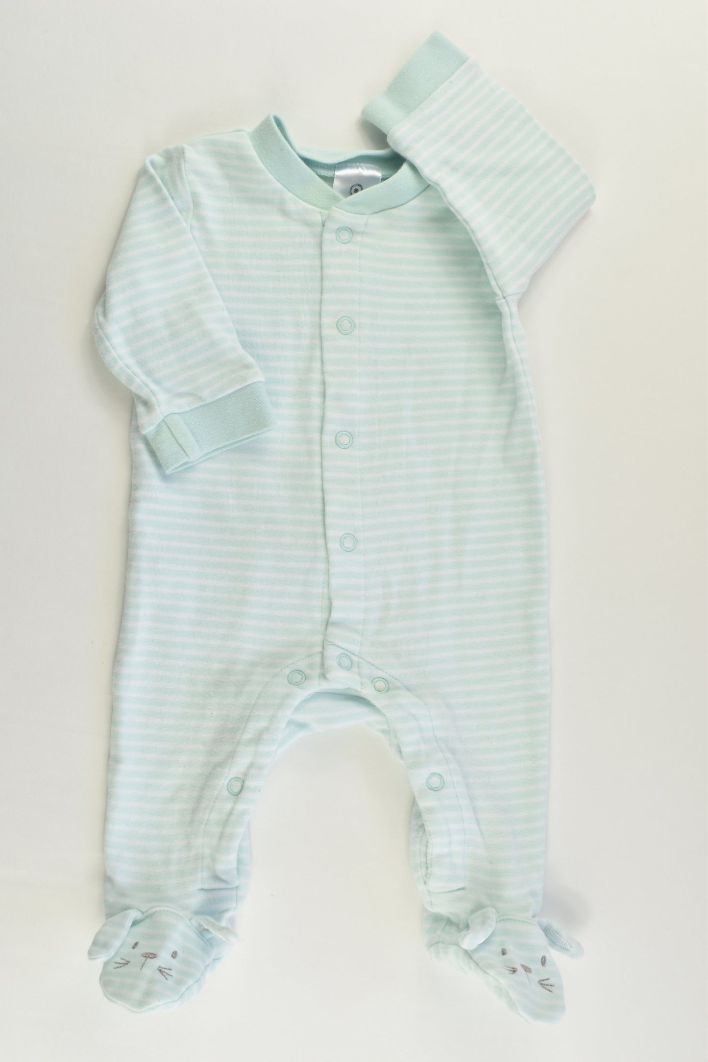 Target Size 000 (0-3 months) Bunny Footed Romper