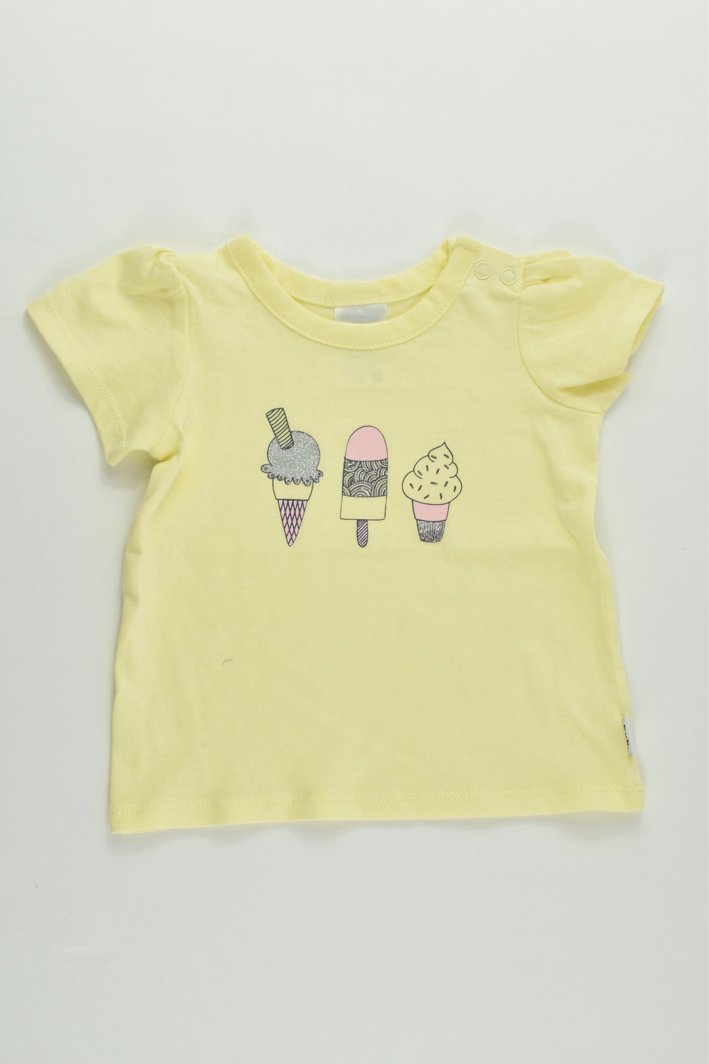 Target Size 000 (0-3 months) Ice Cream T-shirt