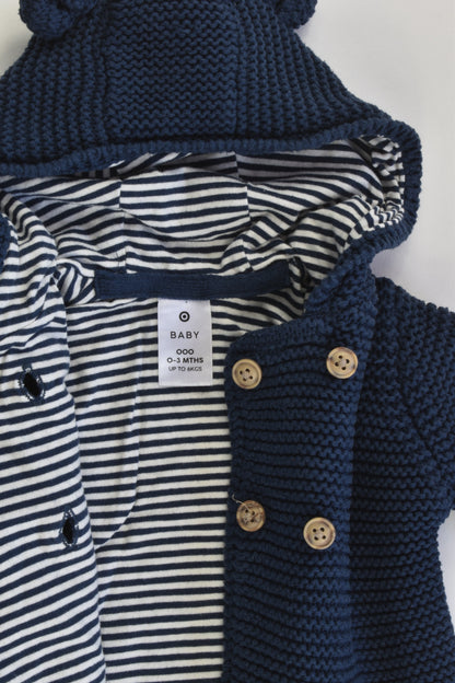 Target Size 000 (0-3 months) Lined Knitted Jumper