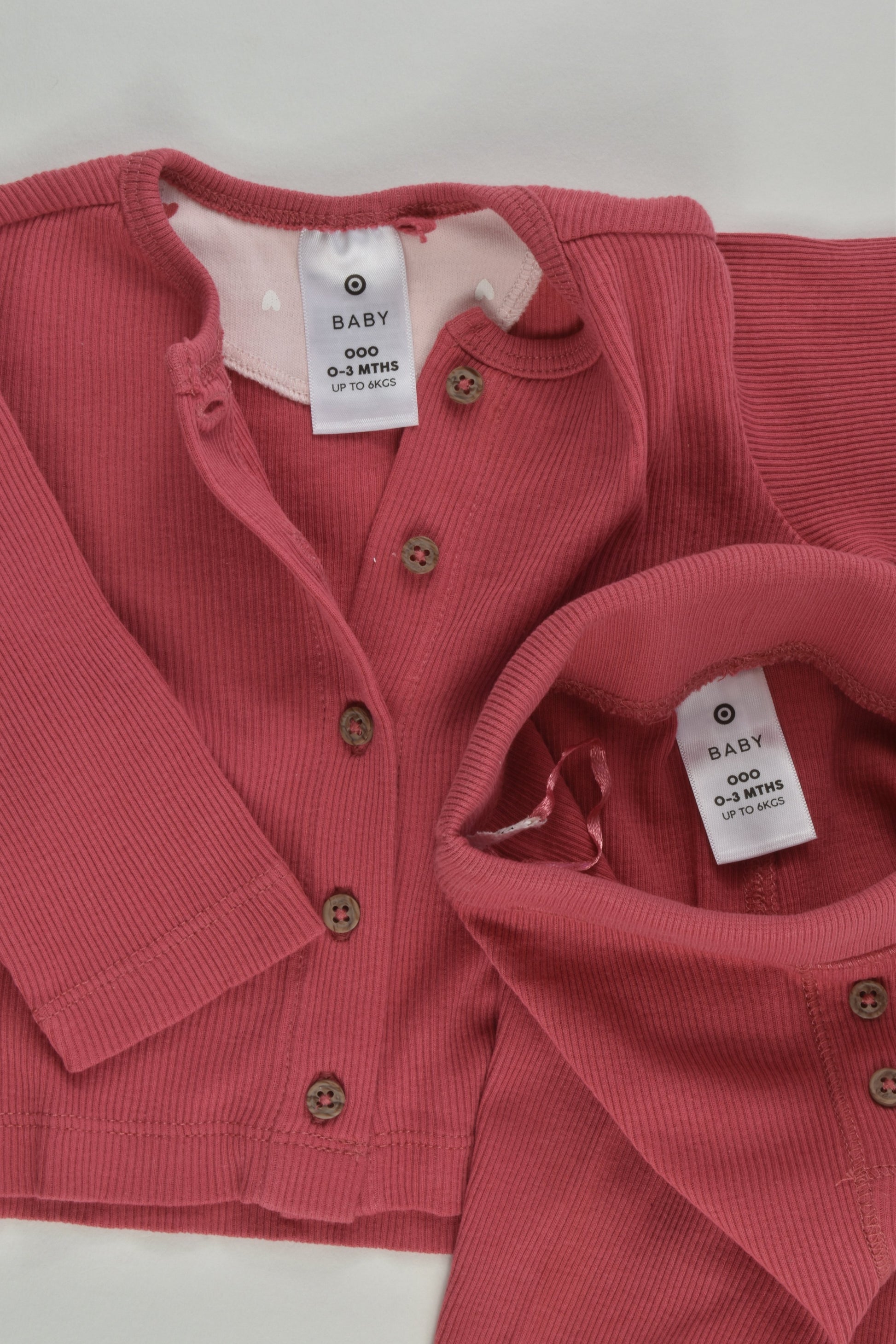 Target Size 000 (0-3 months) Ribbed Outfit