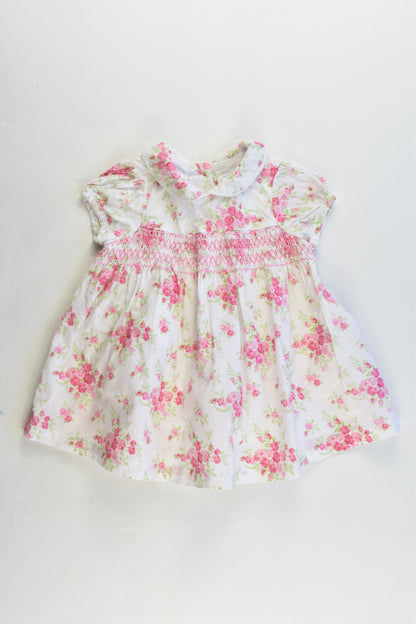 Target Size 000 Lined Smocked Floral Dress
