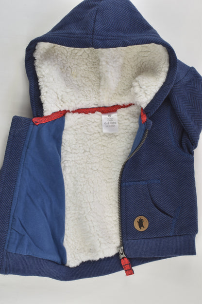 Target Size 000 Warm Hooded Zip Jumper