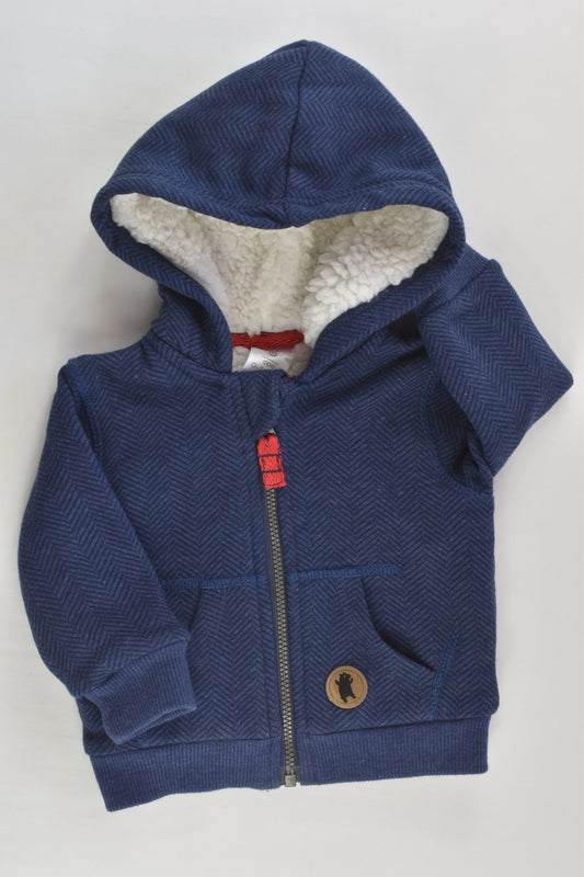 Target Size 000 Warm Hooded Zip Jumper