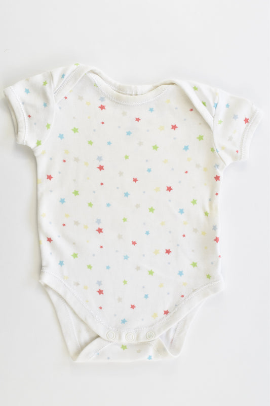 Target Size 0000 Colorful Stars Bodysuit