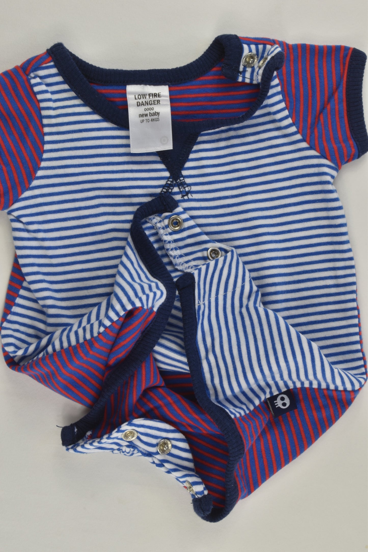 Target Size 0000 Striped Short Romper