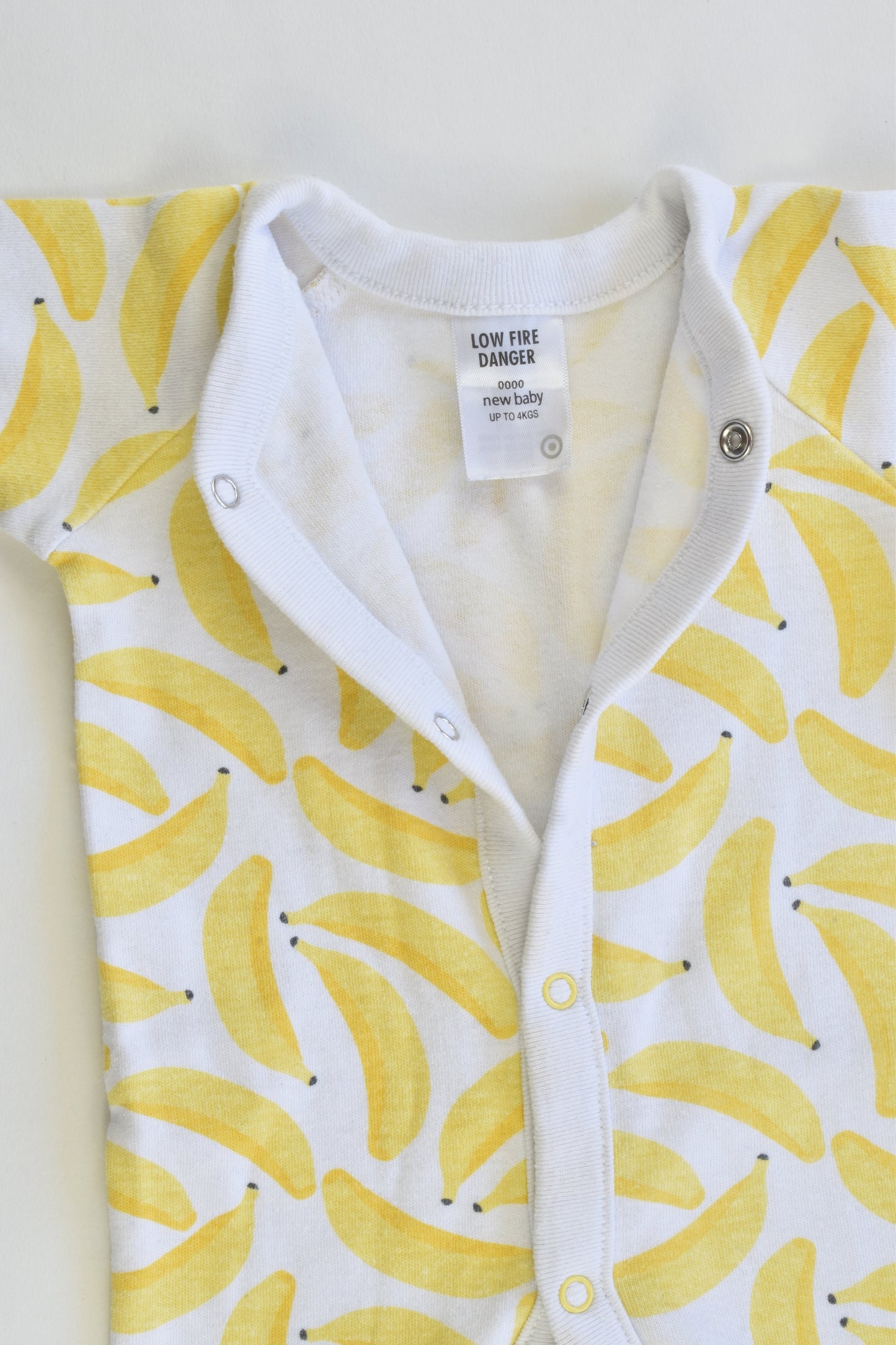 Target Size 0000 (Up to 4 kgs) Banana Romper