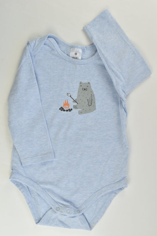 Target Size 1 (12-18 months) Bear and Campfire Bodysuit