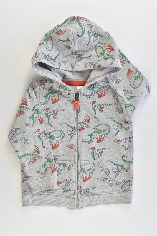 Target Size 1 (12-18 months) Dragon Hooded Jumper