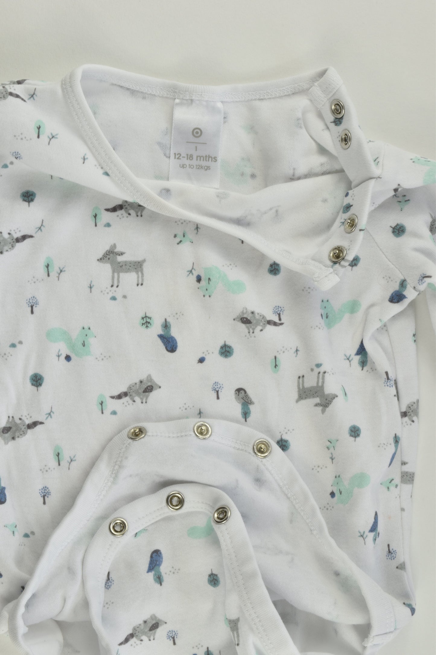 Target Size 1 (12-18 months) Forest Animals Bodysuit
