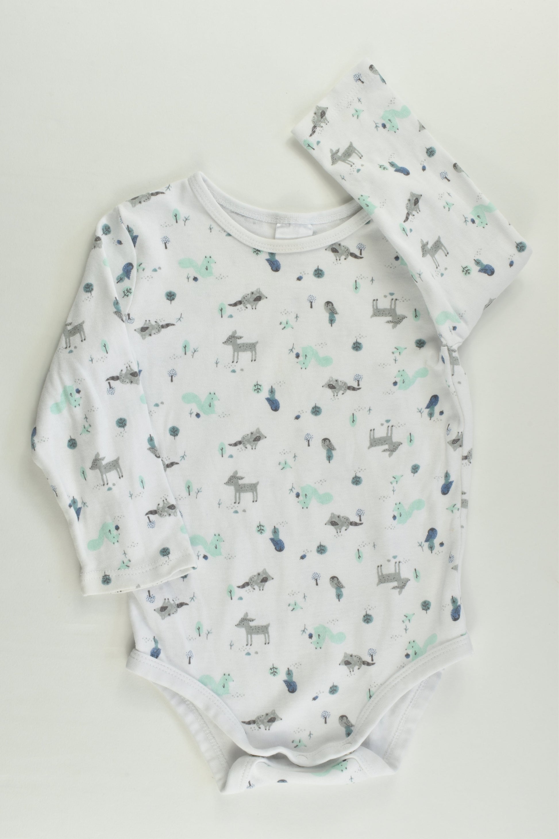 Target Size 1 (12-18 months) Forest Animals Bodysuit