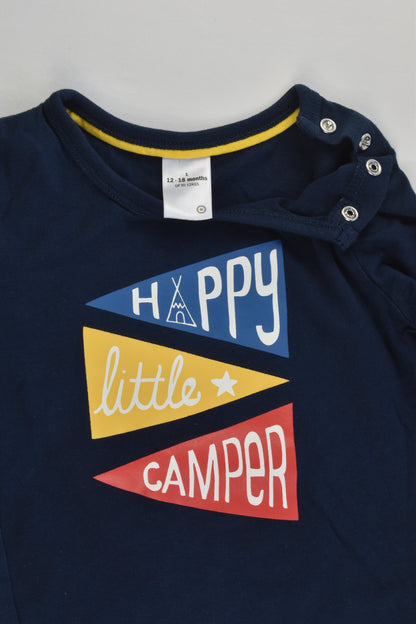 Target Size 1 (12-18 months) 'Happy Little Camper' Top