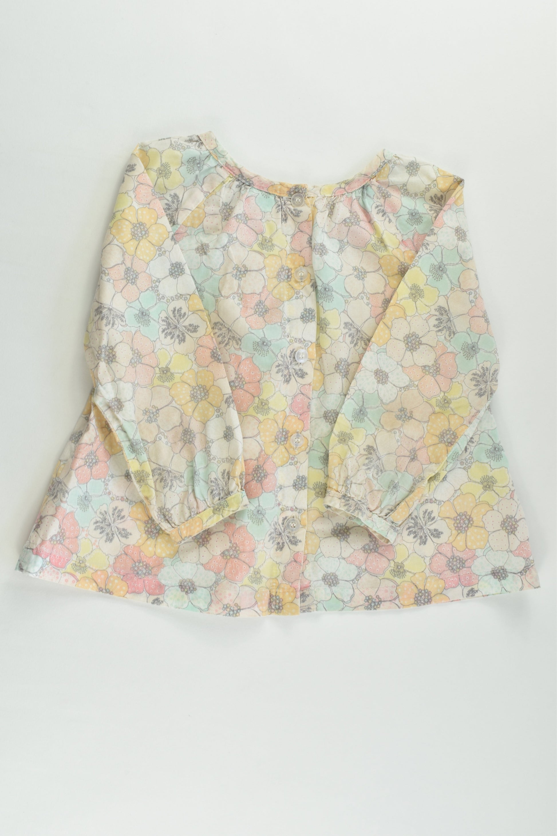 Target Size 1 (12-18 months) Lightweight Floral Blouse