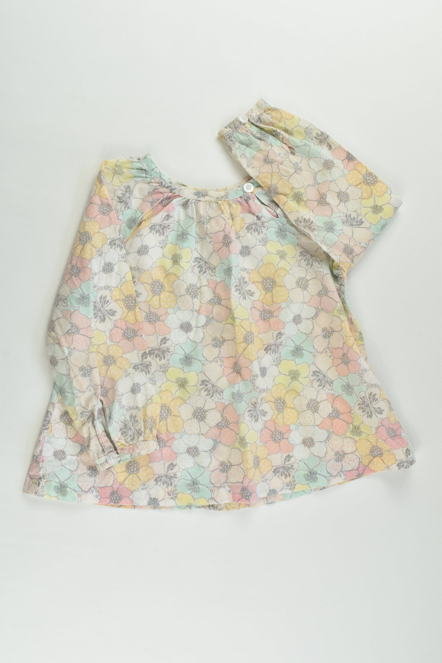 Target Size 1 (12-18 months) Lightweight Floral Blouse