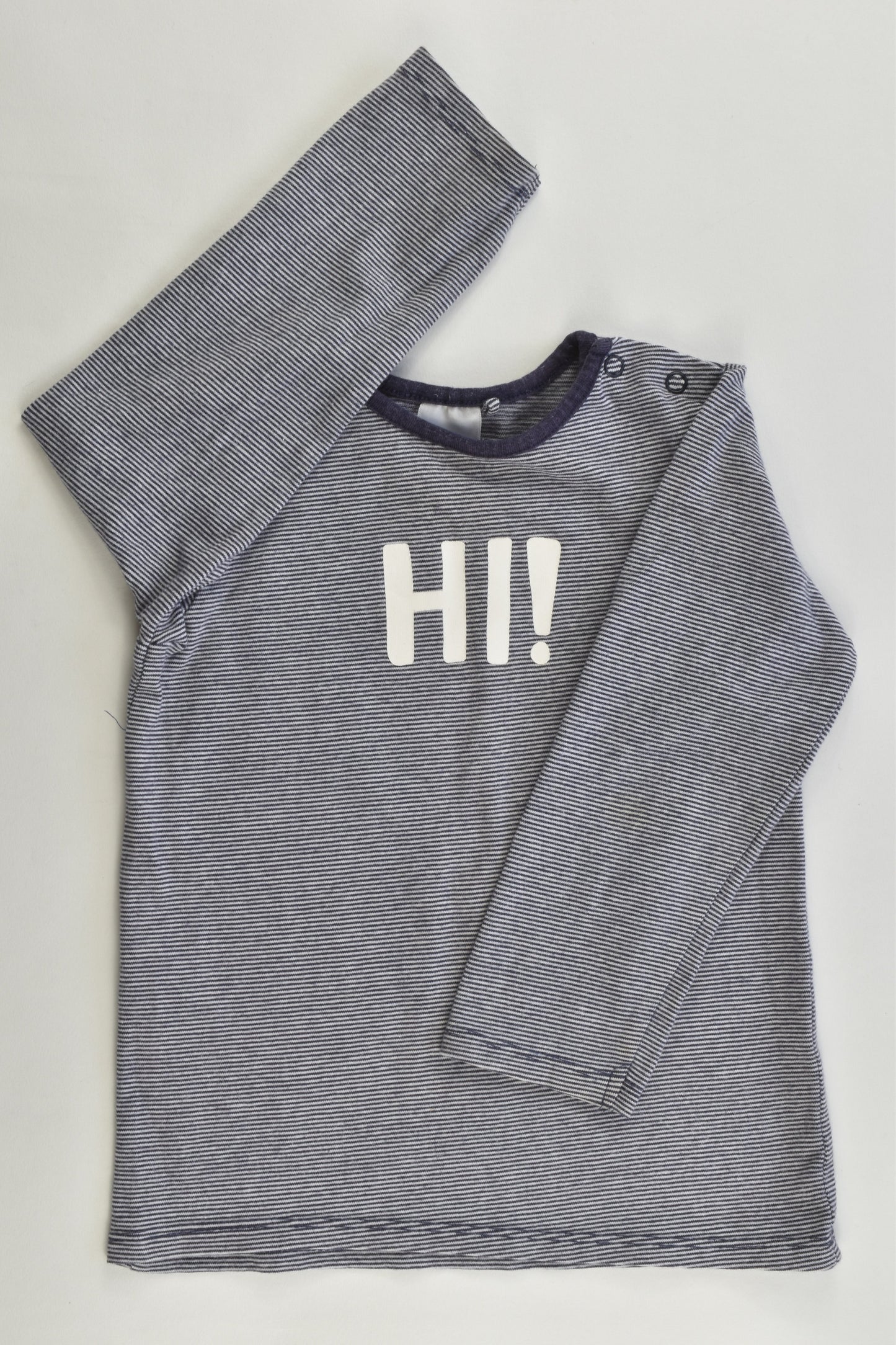 Target Size 1 (12-18 months) Organic "Hi!" Top