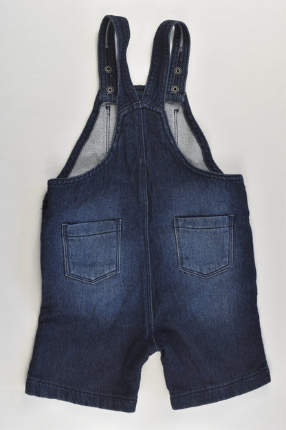 Target Size 1 (12-18 months) Soft Denim Short Overalls