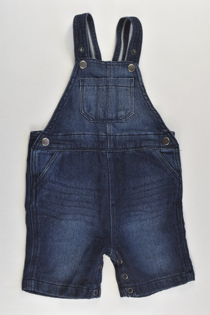 Target Size 1 (12-18 months) Soft Denim Short Overalls