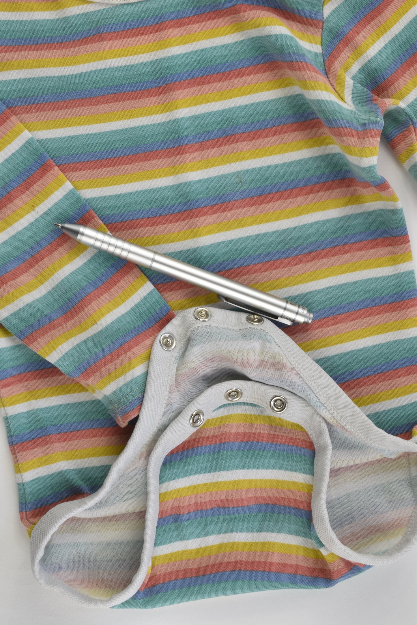Target Size 1 (12-18 months) Striped Bodysuit