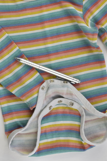Target Size 1 (12-18 months) Striped Bodysuit
