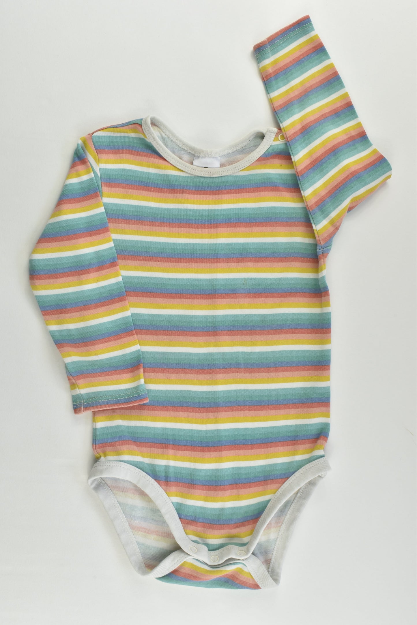Target Size 1 (12-18 months) Striped Bodysuit