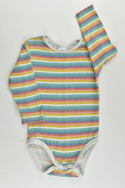 Target Size 1 (12-18 months) Striped Bodysuit