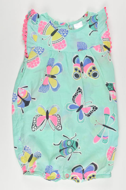 Target Size 1 Butterfly Playsuit