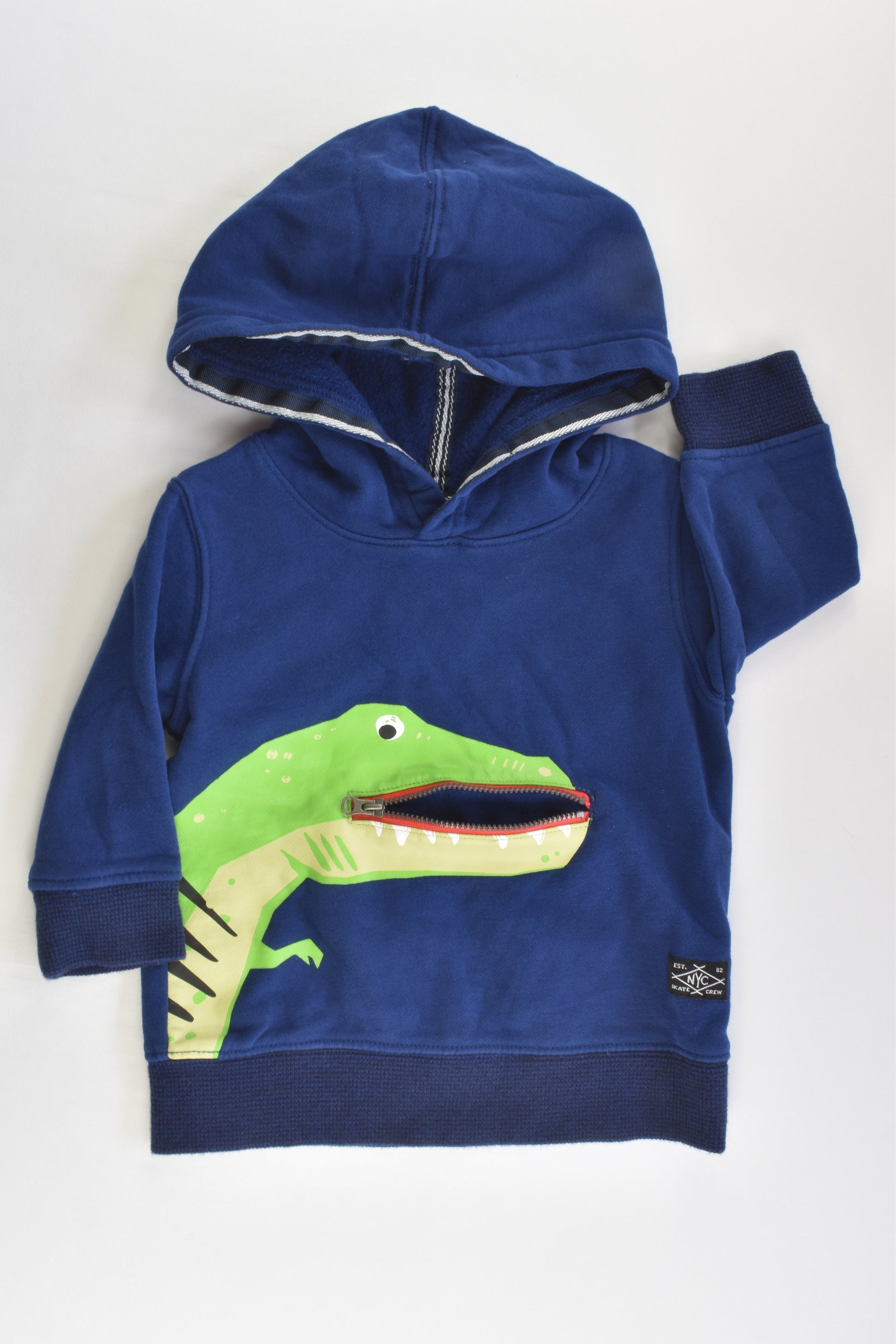 Target Size 1 Dinosaur Hooded Jumper