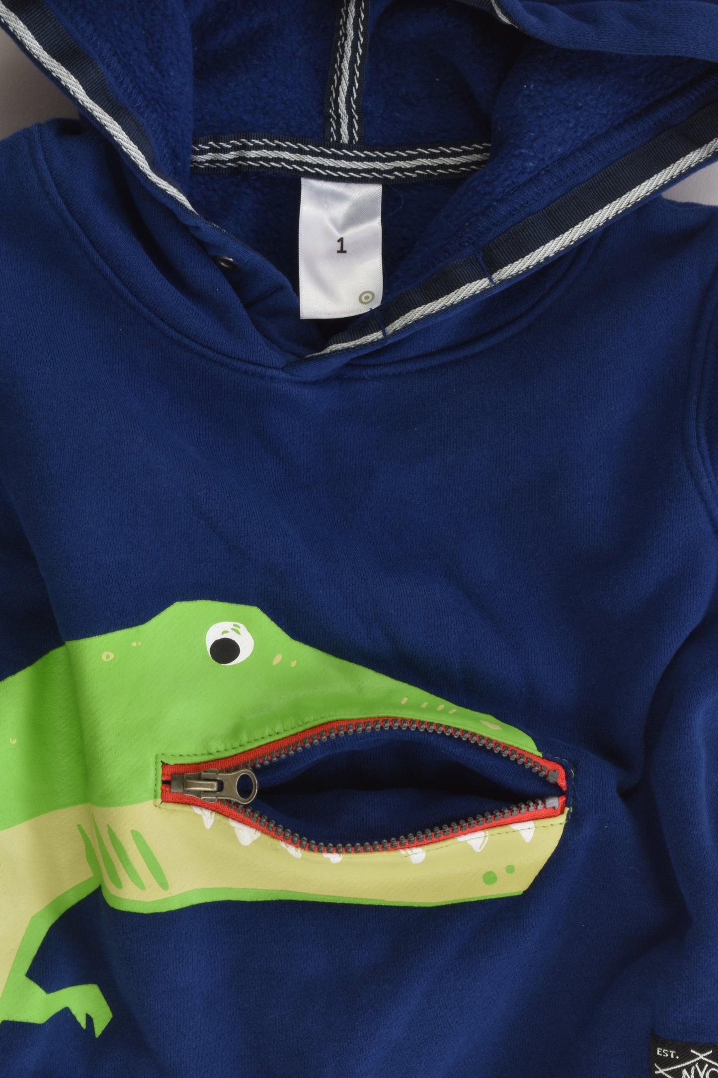 Target Size 1 Dinosaur Hooded Jumper
