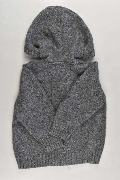 Target Size 1 Hooded Knitted 'Little Explorer' Zip Jumper