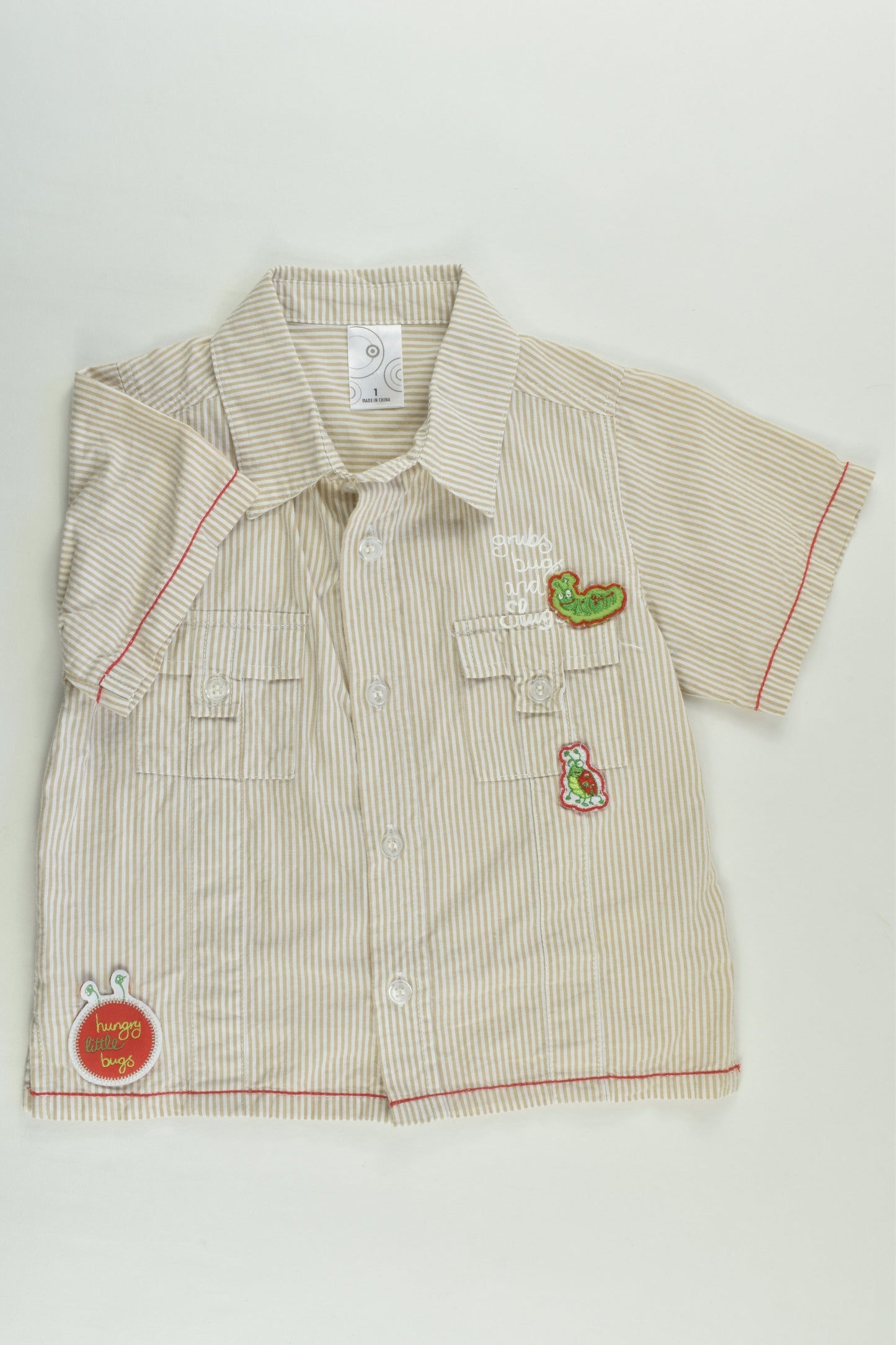 Target Size 1 'Hungry Little Bugs' Shirt