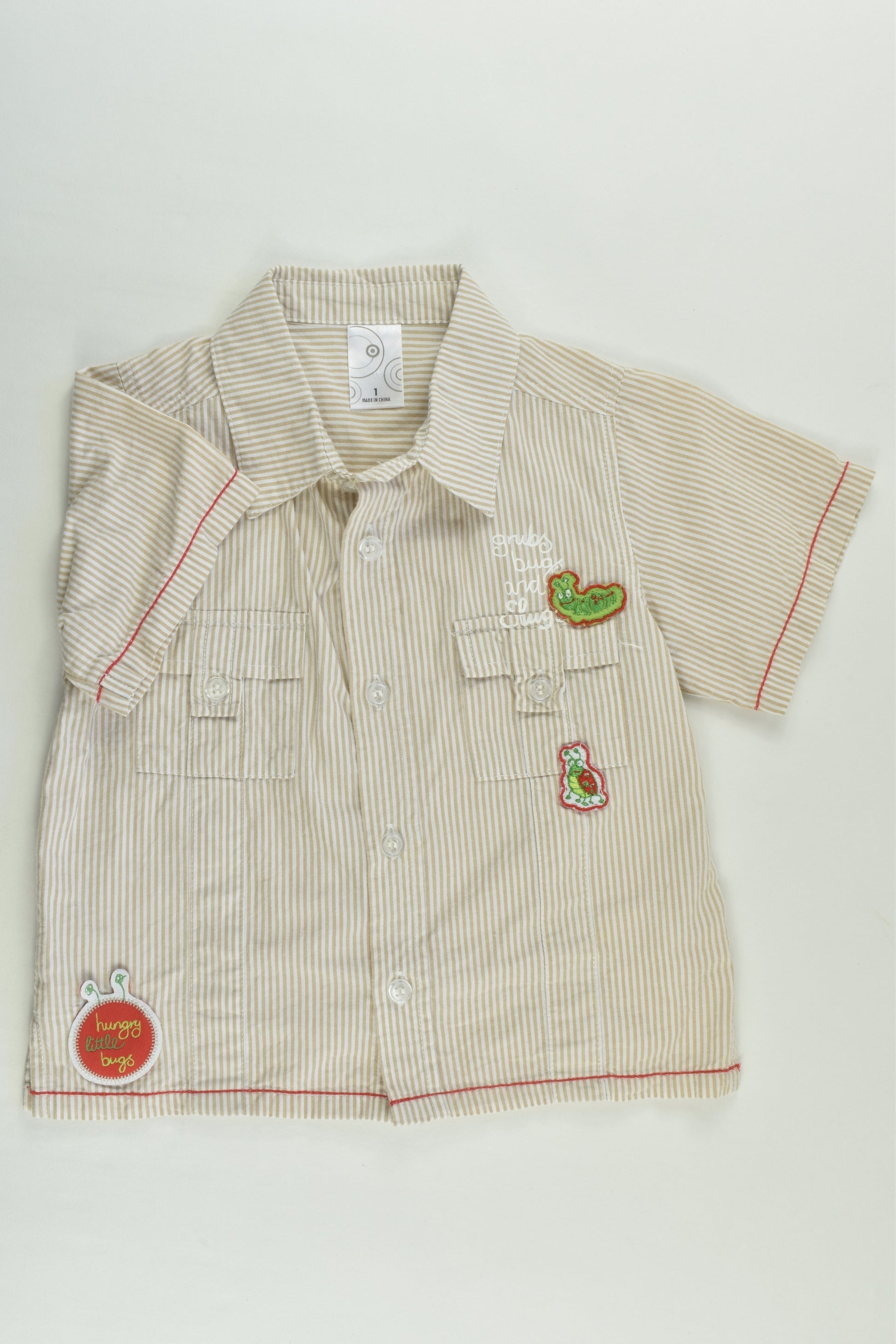 Target Size 1 'Hungry Little Bugs' Shirt
