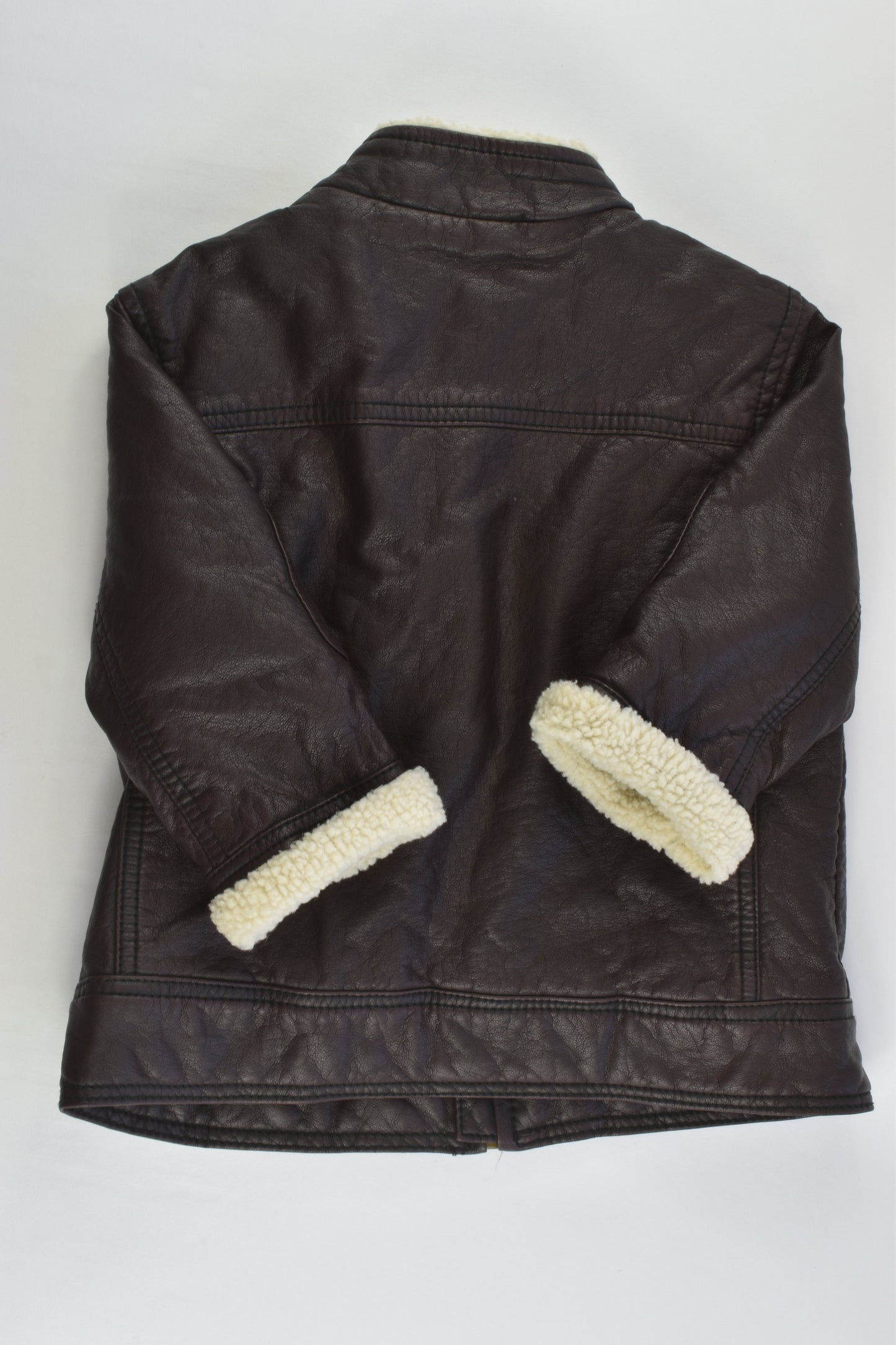 Target Size 1 Leather-like with Sherpa Details Jacket