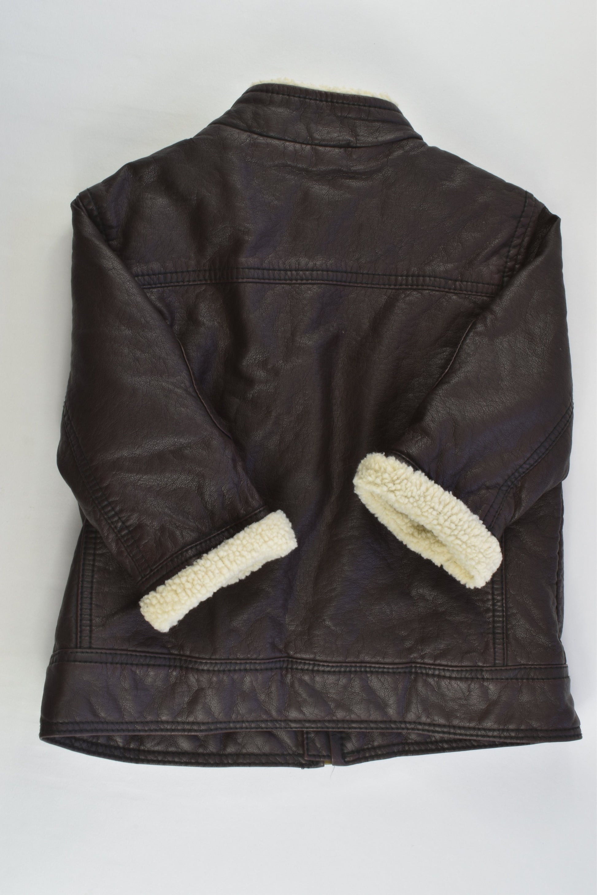 Target Size 1 Leather-like with Sherpa Details Jacket