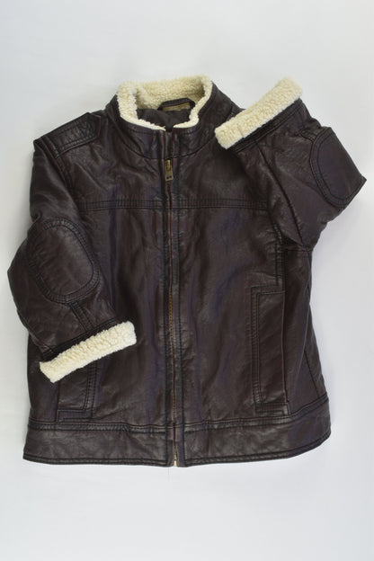 Target Size 1 Leather-like with Sherpa Details Jacket