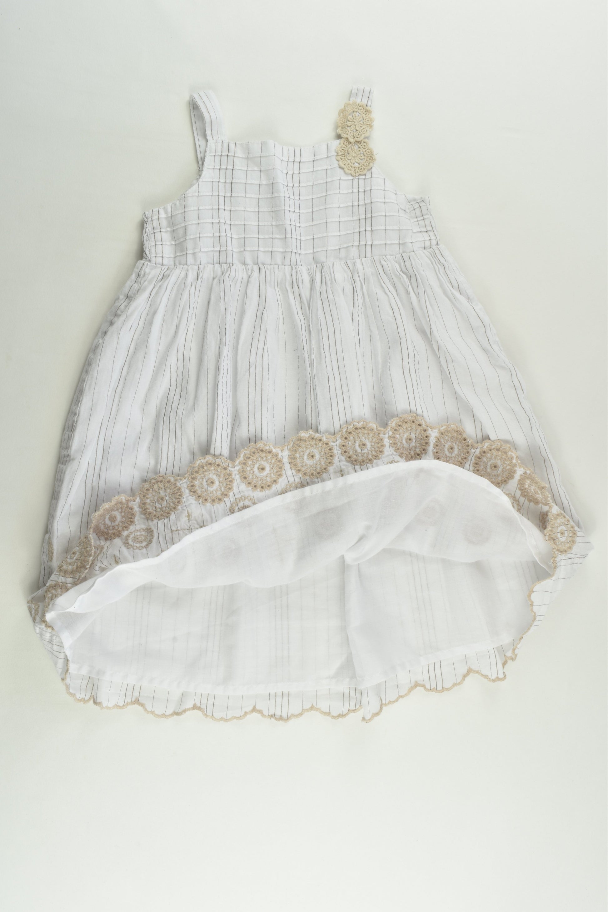 Target Size 1 Lined Dress with Lace Detail