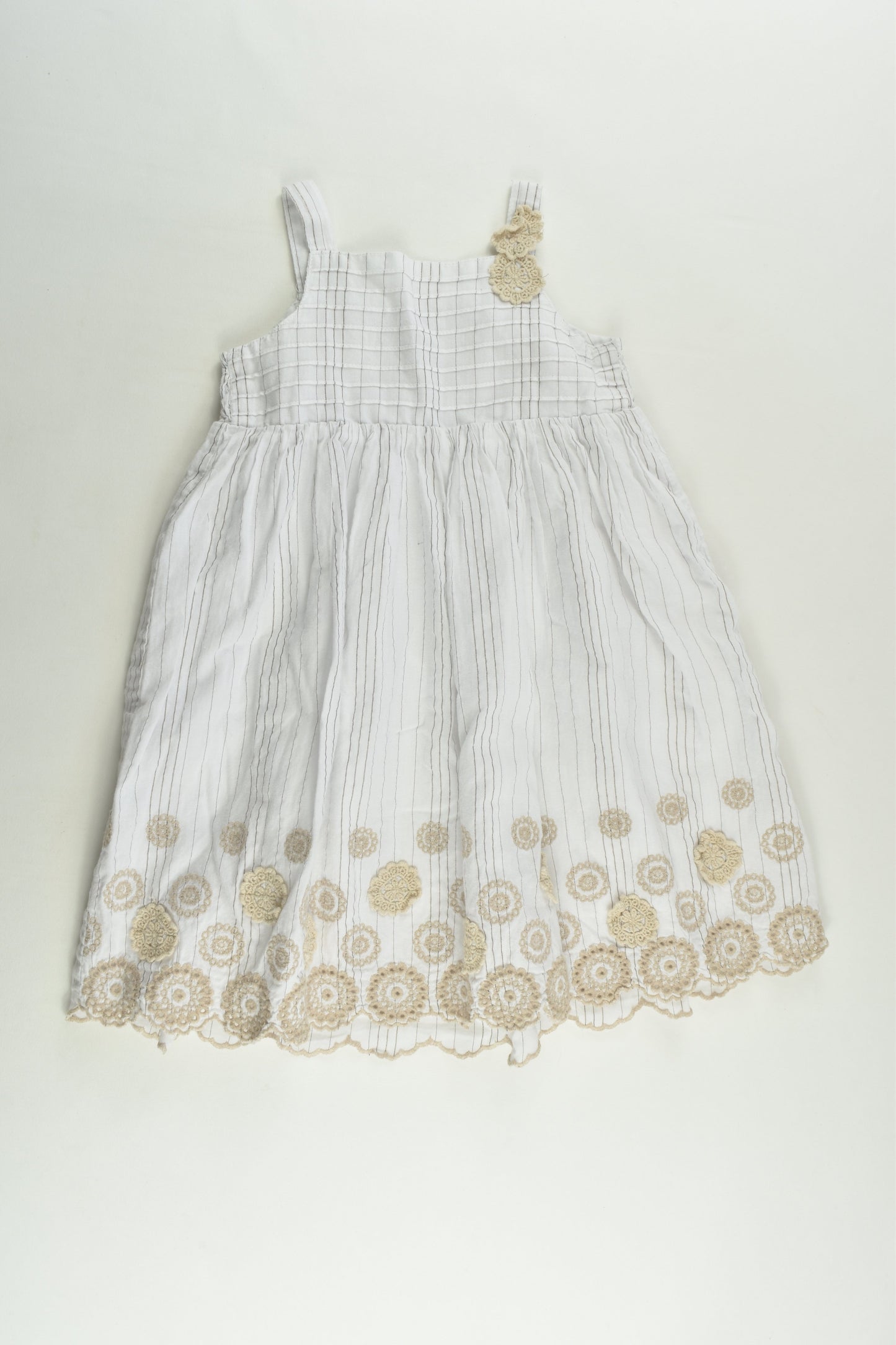 Target Size 1 Lined Dress with Lace Detail