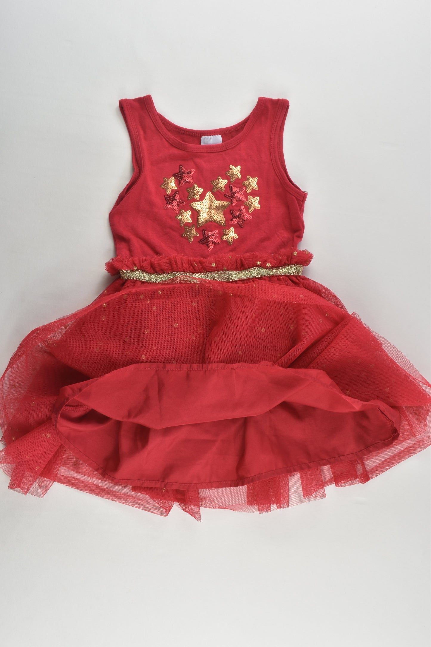 Target Size 1 Lined Stars Tulle Dress
