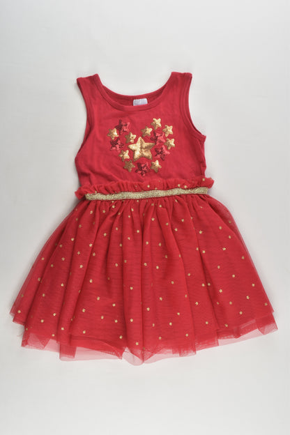 Target Size 1 Lined Stars Tulle Dress