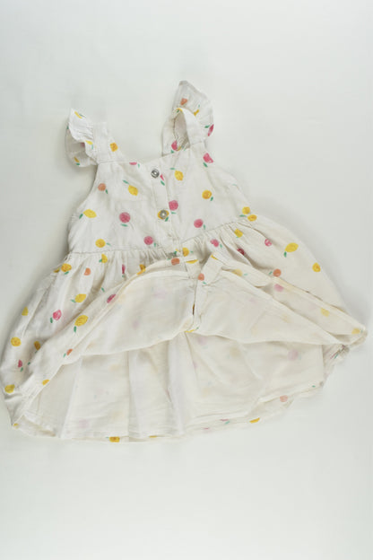 Target Size 1 Linen Blend Fruit Dress