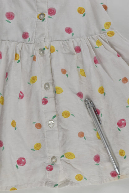 Target Size 1 Linen Blend Fruit Dress
