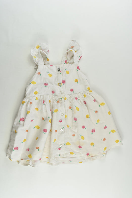 Target Size 1 Linen Blend Fruit Dress