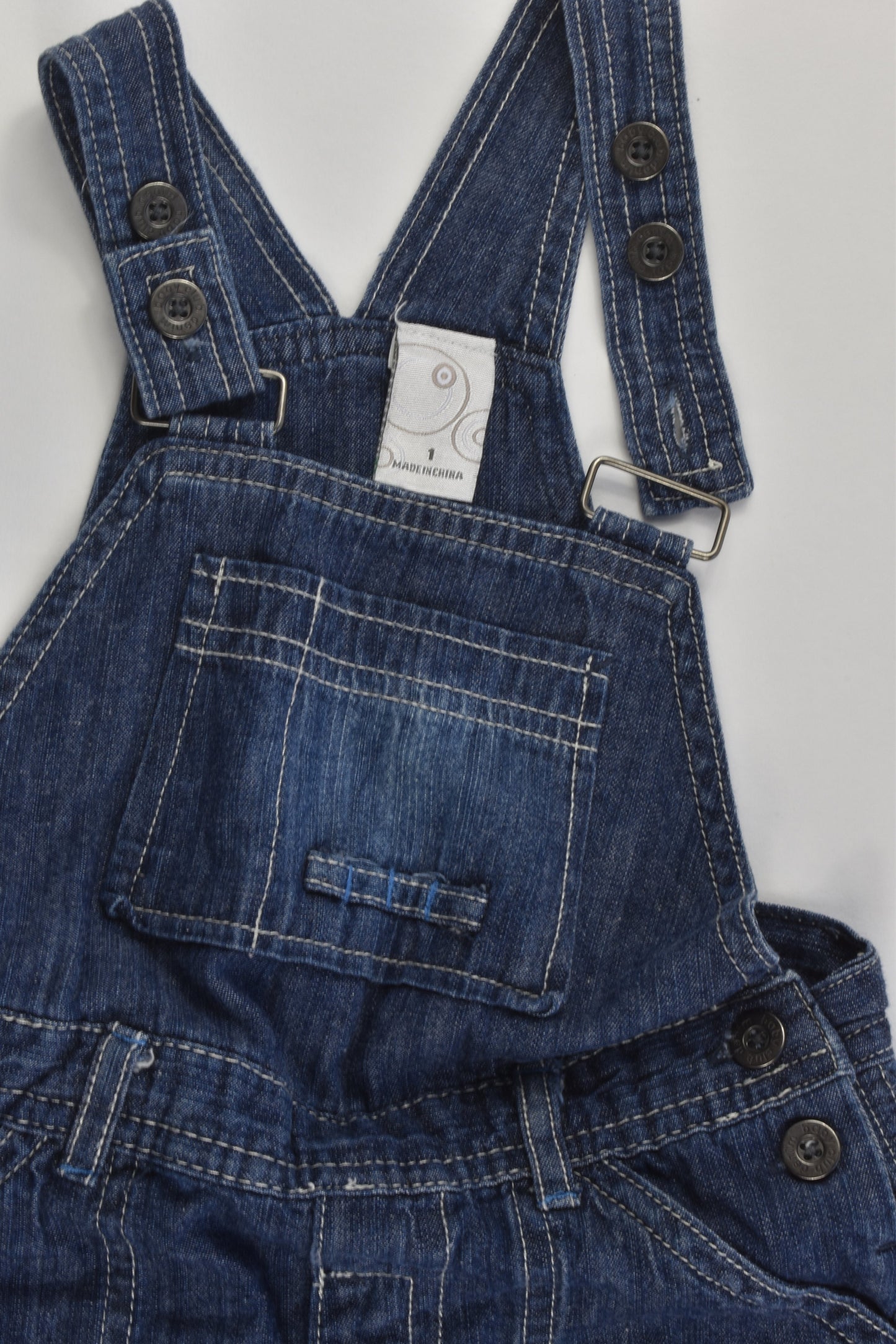 Target Size 1 'Pacific Coastguard Rescue Team' Short Denim Overalls