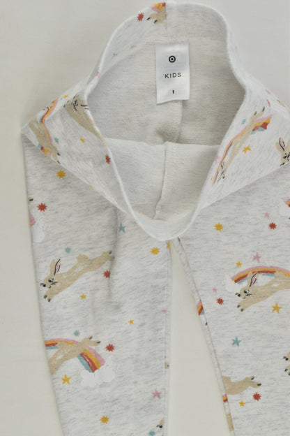 Target Size 1 Rabbits and Rainbows Leggings