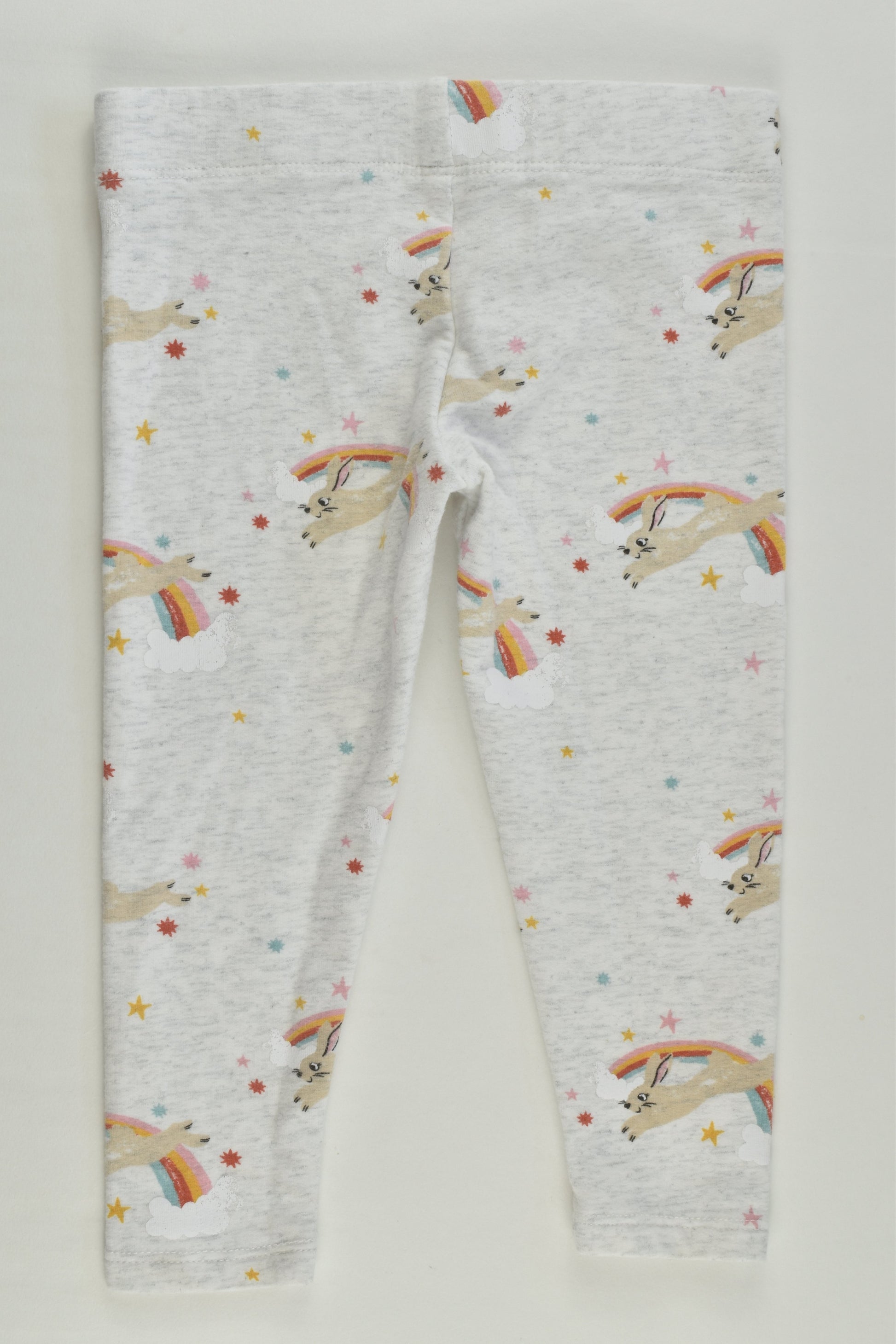 Target Size 1 Rabbits and Rainbows Leggings