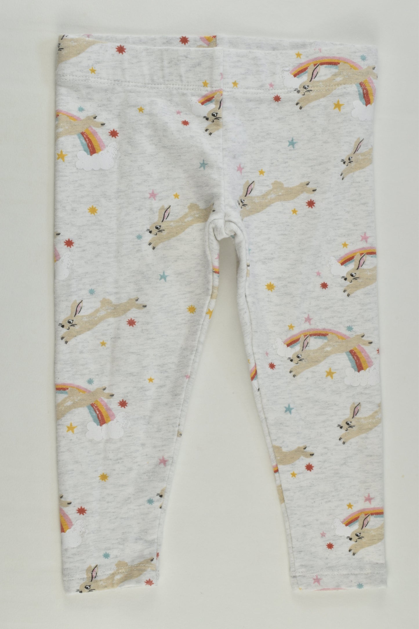 Target Size 1 Rabbits and Rainbows Leggings