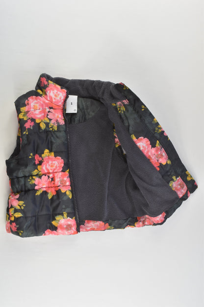 Target Size 1 Roses Puffer Vest