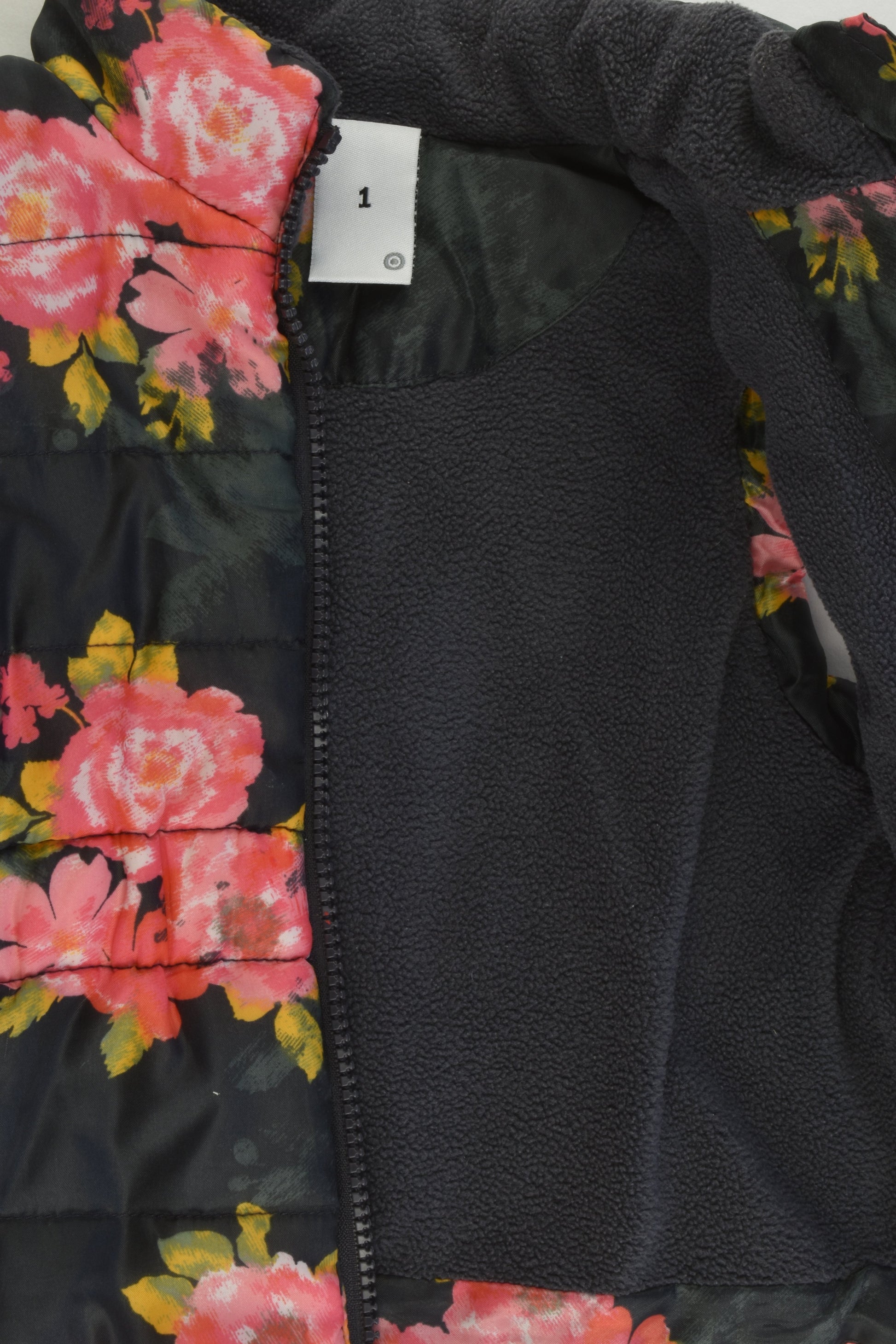 Target Size 1 Roses Puffer Vest