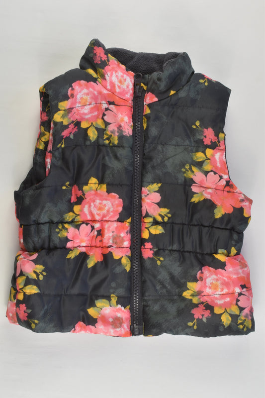 Target Size 1 Roses Puffer Vest
