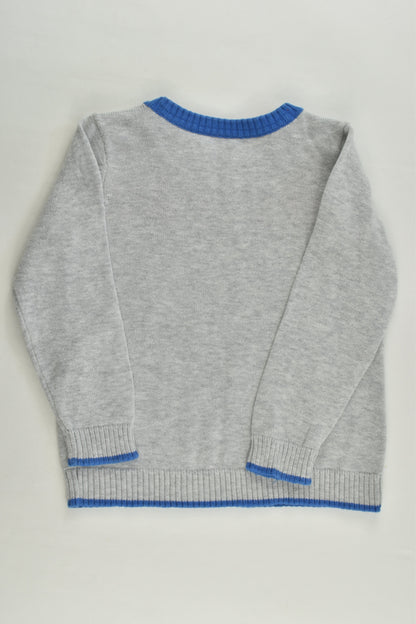 Target Size 1 Sailboat Knitted Jumper