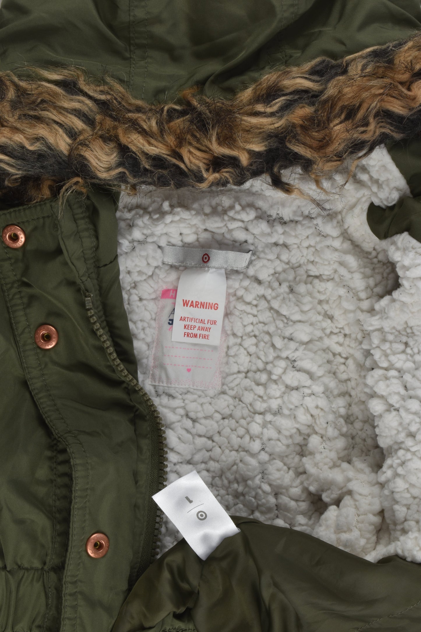 Target Size 1 Sherpa Lining Jacket