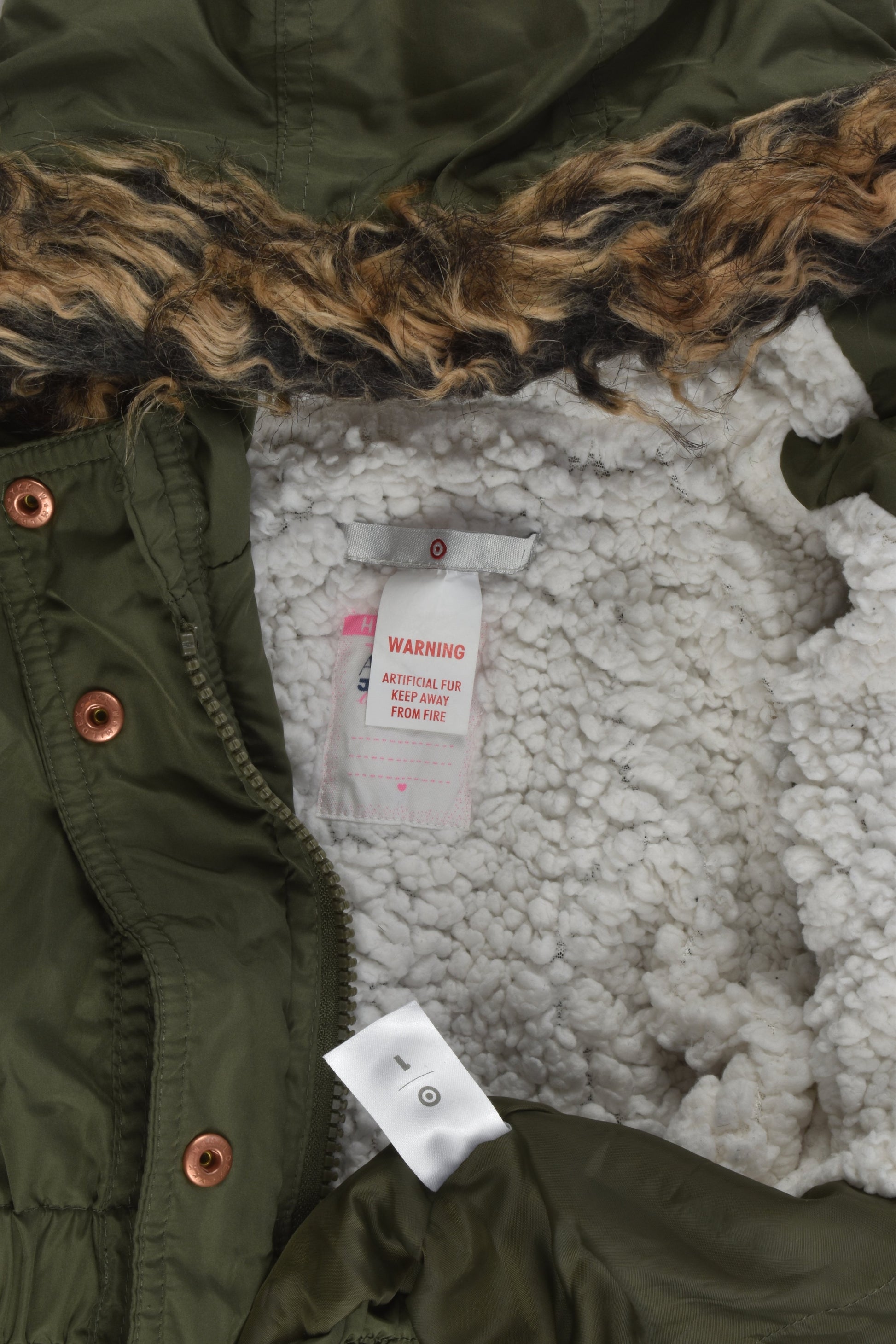 Target Size 1 Sherpa Lining Jacket